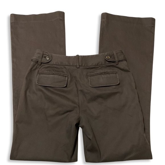Banana Republic Y2K Pants Womens 4 Bootcut Brown Stretch Preppy Office Work - Picture 1 of 7